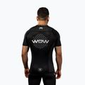 Tricou de antrenament pentru bărbați Venum X WOW FC Rashguards negru/gri argintiu 3