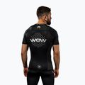 Tricou de antrenament pentru bărbați Venum X WOW FC Rashguards negru/gri argintiu 5