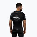 Tricou de antrenament pentru bărbați Venum X WOW FC Rashguards negru/gri argintiu 6