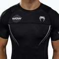 Tricou de antrenament pentru bărbați Venum X WOW FC Rashguards negru/gri argintiu 7