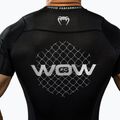 Tricou de antrenament pentru bărbați Venum X WOW FC Rashguards negru/gri argintiu 8