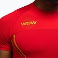Tricou de antrenament pentru bărbați Venum X WOW FC Rashguards roșu-furie/auriu 6
