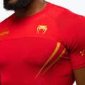 Tricou de antrenament pentru bărbați Venum X WOW FC Rashguards roșu-furie/auriu 7