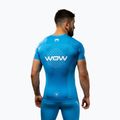 Tricou de antrenament pentru bărbați Venum X WOW FC Rashguards albastru pacific 3