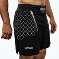Pantaloni scurți de antrenament pentru bărbați Venum X WOW FC negru/gri argintiu 5