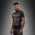 Tricou de antrenament pentru bărbați Venum X Polaris Rashguards negru/gri furtună 4