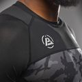 Tricou de antrenament pentru bărbați Venum X Polaris Rashguards negru/gri furtună 5