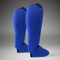 Apărătoare pentru tibii și picioare Venum Kontact Shin Guards royal blue/silver 3