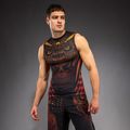 Rashguard pentru bărbați Venum Quetzal Fury Sleeveless Rashguard black/fury red/tangerine 3