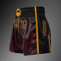 Pantaloni scurți de antrenament pentru bărbați Venum Quetzal Fury Muay Thai black/fury red/tangerine 3