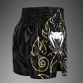 Pantaloni scurți de antrenament pentru bărbați Venum VTC Flames Muay Thai black/gold 4