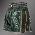 Pantaloni scurți de antrenament pentru bărbați Venum x Rajadamnern Muay Thai military green 4