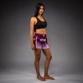 Pantaloni de antrenament pentru femei Venum Iris Muay Thai plum/white 2