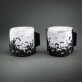 Bandaje de box Venum Bats Night Handwraps 250 cm black/white 2