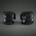 Bandaje de box Venum Santa Muerte Handwraps 250 cm black/white 2