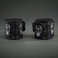 Bandaje de box Venum Santa Muerte Handwraps 400 cm black/white 2