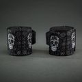 Bandaje de box Venum Santa Muerte Handwraps 450 cm black/white 2