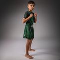 Pantaloni scurți de antrenament pentru copii Venum Attack Kids Boxing forest green/off white 2