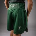 Pantaloni scurți de antrenament pentru copii Venum Attack Kids Boxing forest green/off white 7