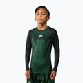 Rashguard pentru copii Venum Attack Kids Rashguard forest green/off white