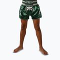 Pantaloni scurți de antrenament pentru copii Venum Inferno Muay Thai forest green/off white