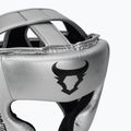 Cască de box Venum Ringhorns Charger Headgear silver/black 4