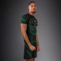 Rashguard pentru bărbați Venum Matupa Short Sleeve black/green/gold 3