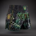 Pantaloni scurți de antrenament pentru bărbați Venum Matupa Muay Thai black/green/gold 3