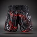 Pantaloni scurți de antrenament pentru bărbați Venum Matupa Muay Thai black/red/silver 2