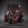 Pantaloni scurți de antrenament pentru bărbați Venum Matupa Muay Thai black/red/silver 3