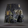 Pantaloni scurți de antrenament pentru bărbați Venum Matupa Muay Thai black/grey/gold 4
