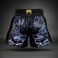 Pantaloni scurți de antrenament pentru bărbați Venum Wolf Attack Muay Thai Shorts black/grey 2