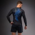 Rashguard cu mânecă lungă pentru bărbați Venum Thunder Dragon black/royal blue 2