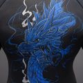 Rashguard cu mânecă lungă pentru bărbați Venum Thunder Dragon black/royal blue 5