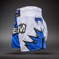 Pantaloni scurți de antrenament Venum Inferno 2.0 Muay Thai white/blue 3