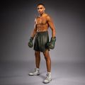 Pantaloni scurți de box pentru bărbați Venum Stealth Boxing Khaki/Dark Green 4