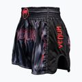 Pantaloni scurți de antrenament pentru bărbați Venum Demon Muay Thai black/grey 3
