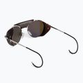 Ochelari de soare pentru femei ROXY Blizzard 2021 shiny silver/brown leather 2