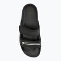 Șlapi de baie Quiksilver Rivi Double Adjust pentru bărbați negru/gri/negru/negru 5