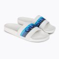 Șlapi pentru bărbați Quiksilver Rivi Wordmark Slide white/white/blue 5