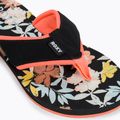 Flip flop pentru femei ROXY Coastin Print 2021 black print 7