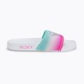 Flip-flops pentru copii ROXY Slippy Neo G 2021 white/crazy pink/turquoise 2