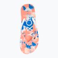 Flip flop pentru copii ROXY Pebbles VII 2021 blue coral 6