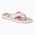 Flip flop pentru femei ROXY Coastin Print 2021 white/pink