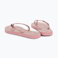 Flip flop pentru femei ROXY Viva Sparkle 2021 rose gold 3