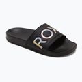 Șlapi pentru femei ROXY Slippy II black geo