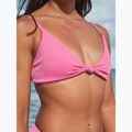 Costum de baie top ROXY Love The Surf Knot 2021 pink guava 7