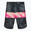 Pantaloni scurți de baie pentru bărbați Quiksilver Highlite Arch 19' gri-roz EQYBS04648-MJY6