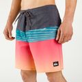 Pantaloni scurți de baie pentru bărbați Quiksilver Surfsilk Panel 18' gri-portocaliu EQYBS04658-NLQ6