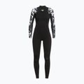 Costumul de neopren pentru femei ROXY 3/2 Elite XT ST Printed FZ GBS 2021 true black/black flowers